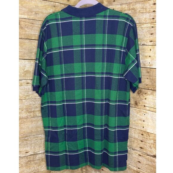 POLO BY RALPH LAUREN CLASSIC O.G. CASUAL PREPPY PLAID CASUAL CAREER POLO LARGE - Picture 4 of 4